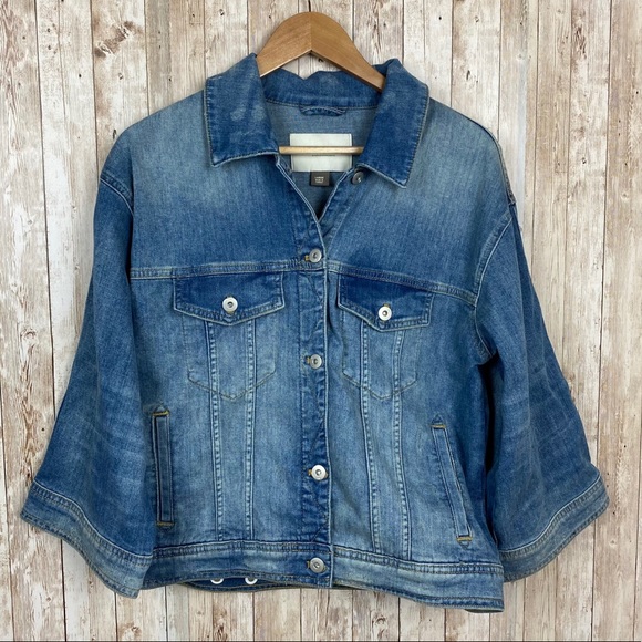 Anthropologie Jackets & Blazers - Pilcro and the Letterpress Denim Jacket Size L